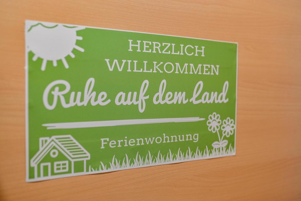 Ferienwohnung Ruhe auf dem Land 1 - Maria Aulendorf Exterior foto